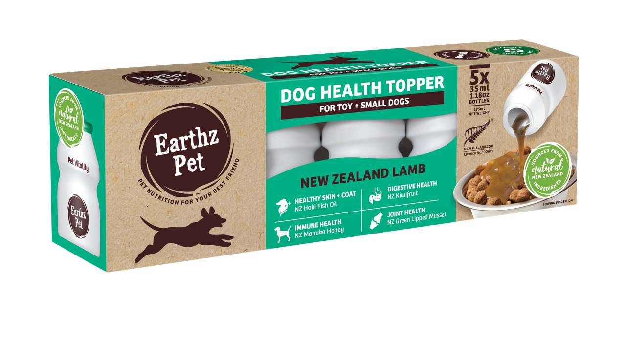 Earthz Pet Dog Vitality Gravy Lamb For Toy/Small Dogs 5x35ml