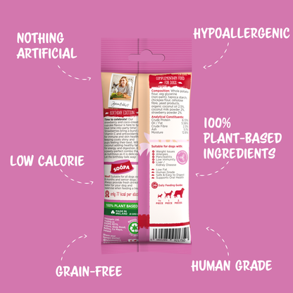 Soopa Strawberry & Coco-Cream Cupcake Dog Dental Sticks