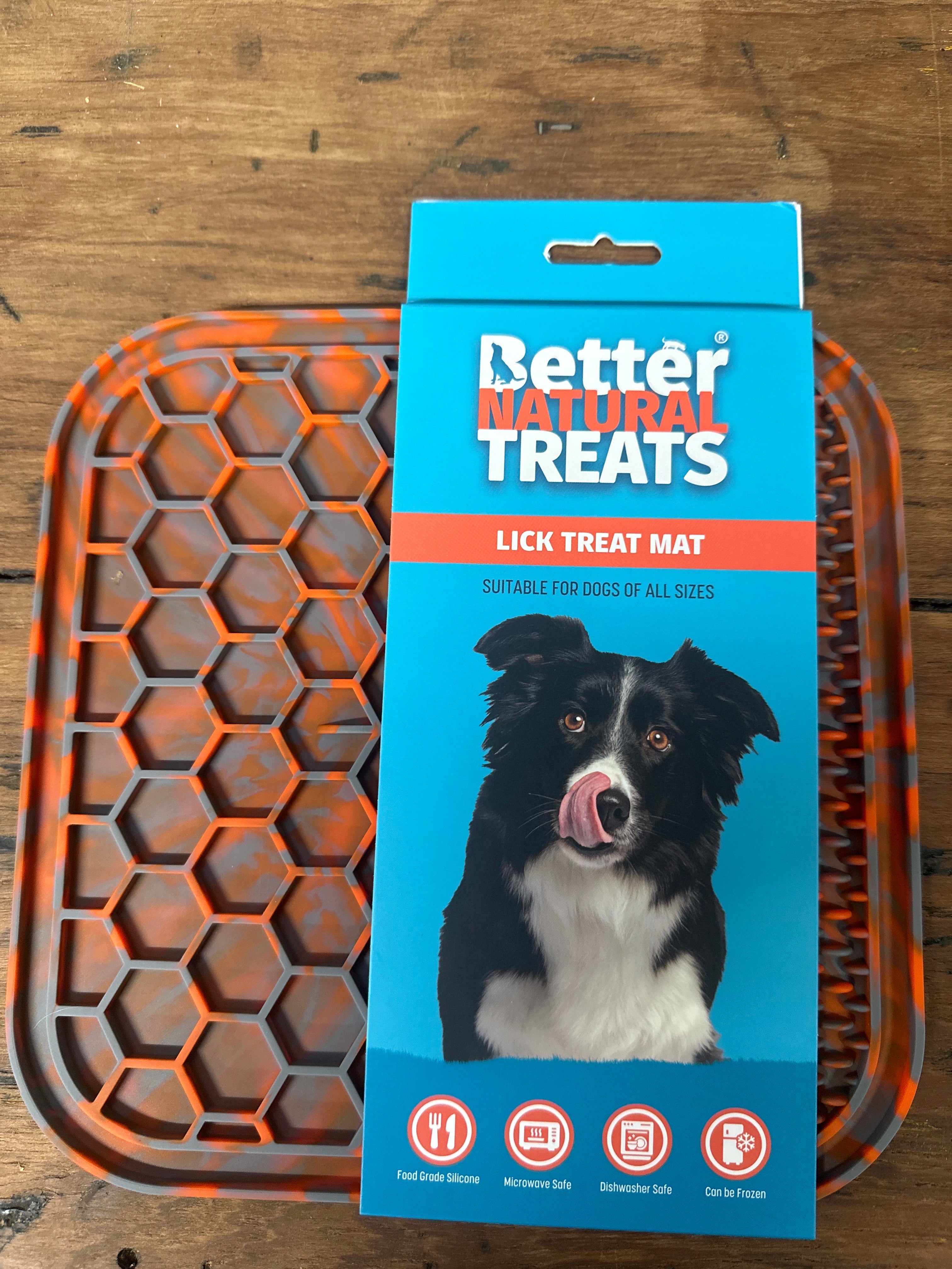 Better Natural Treats Lick Mat with suction cups