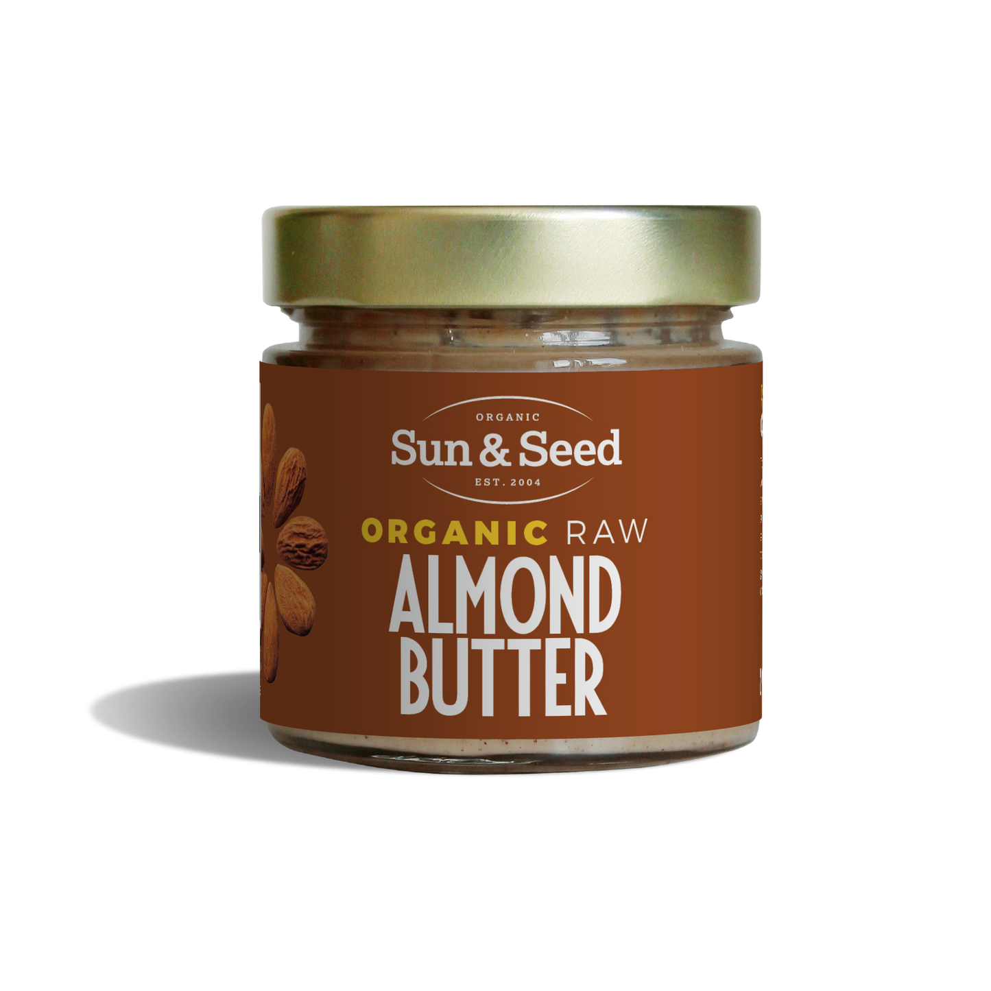 Sun & Seed Organic Raw Almond Butter 200g