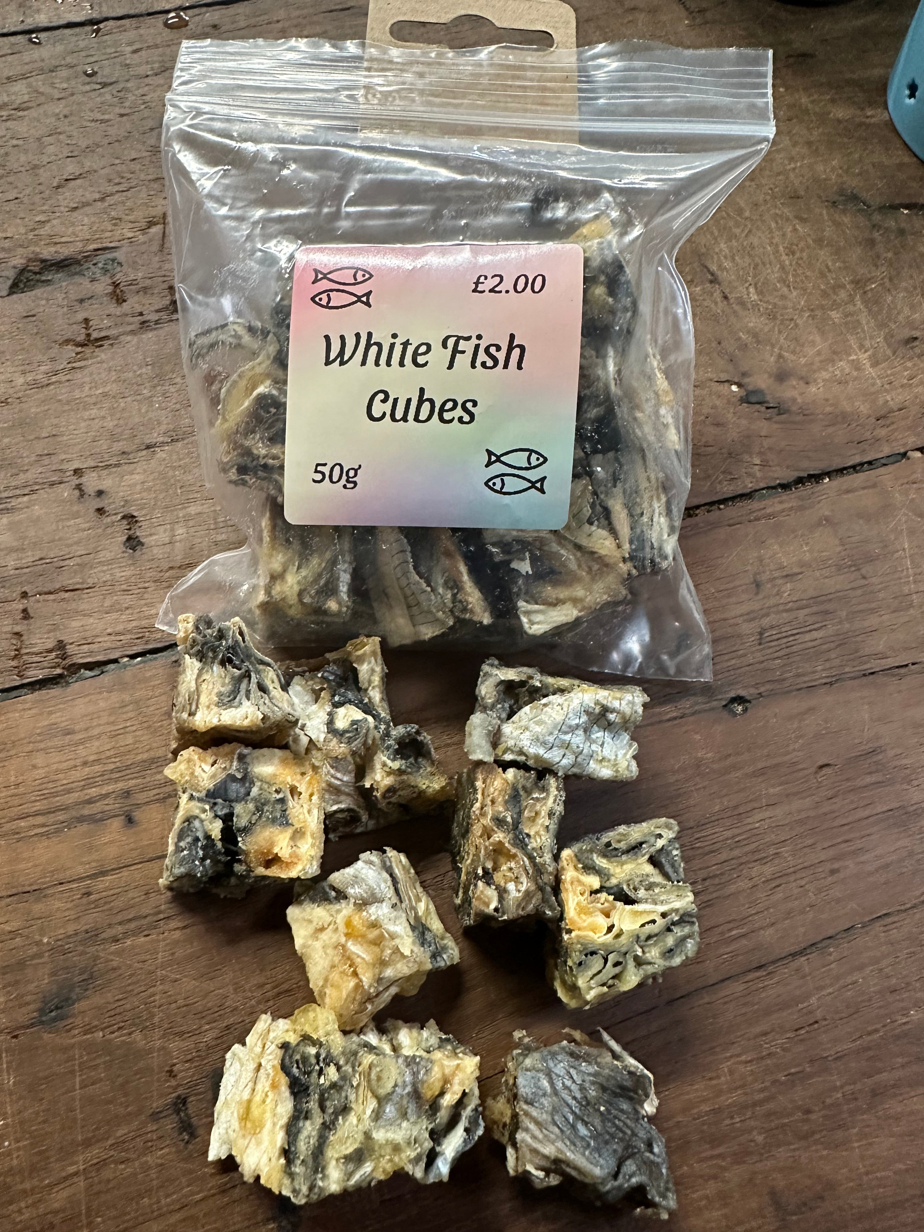 Pocket Pack of White Fish Cubes