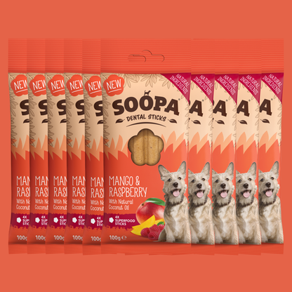 Soopa Mango & Raspberry Dog Dental Stick