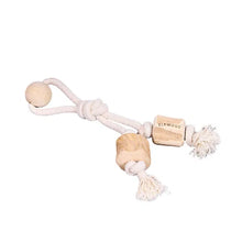 Elkwood Coffee Wood Double Rope Toy