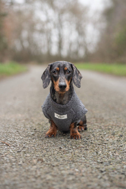 The Charcoal Grey Teddy Fleece
