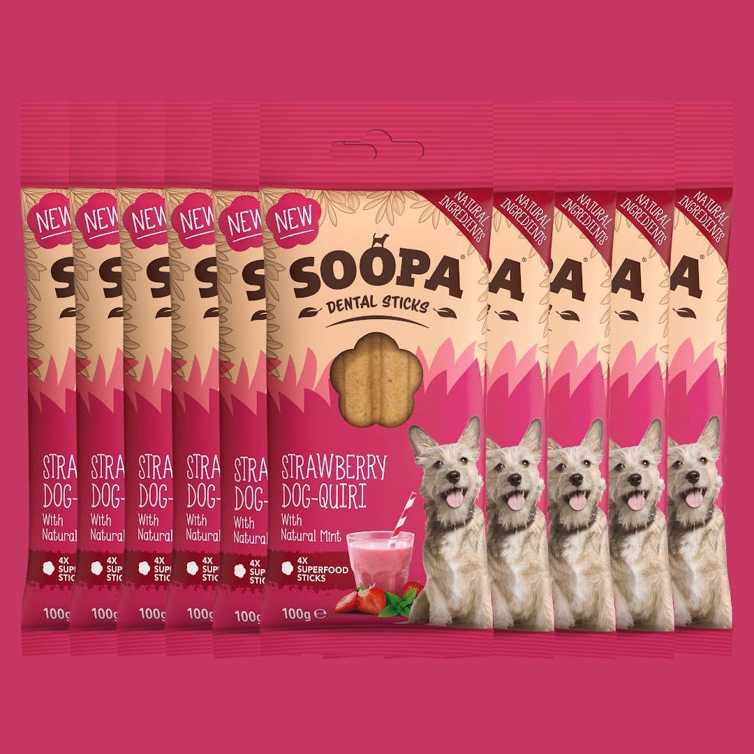 Soopa Strawberry Dog-Quiri Sticks