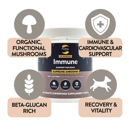 Proflax Immune Support for Dogs - Supreme Shrooms