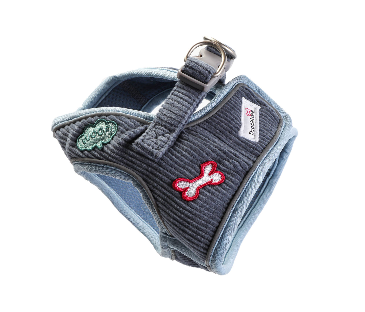 Dinky Dog Snappy Harness: Chalky Blue / 1