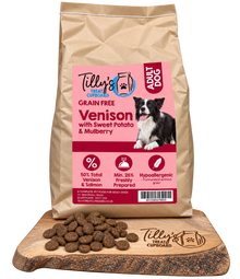 Tilly's Grain Free ADULT Venison with Sweet Potato & Mulberry (brown bag)