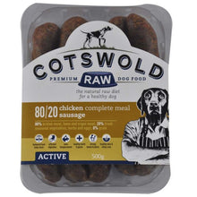 Cotswold Raw Chicken Sausages - 80/20 ACTIVE - 500g