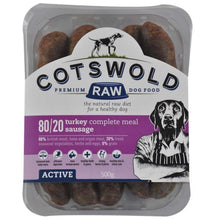 Cotswold Raw Turkey Sausages - 80/20 ACTIVE - 500g