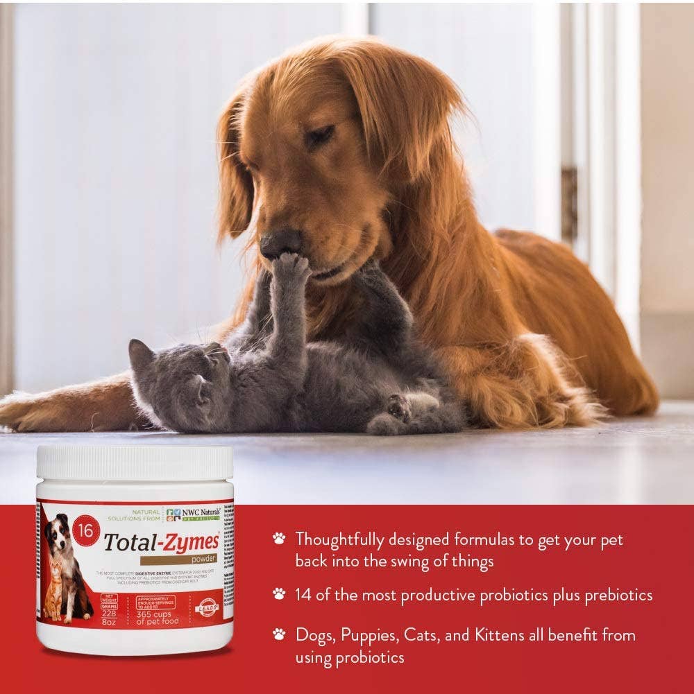 Total-Zymes® Powder Digestive Enzymes and Probiotcs 63g