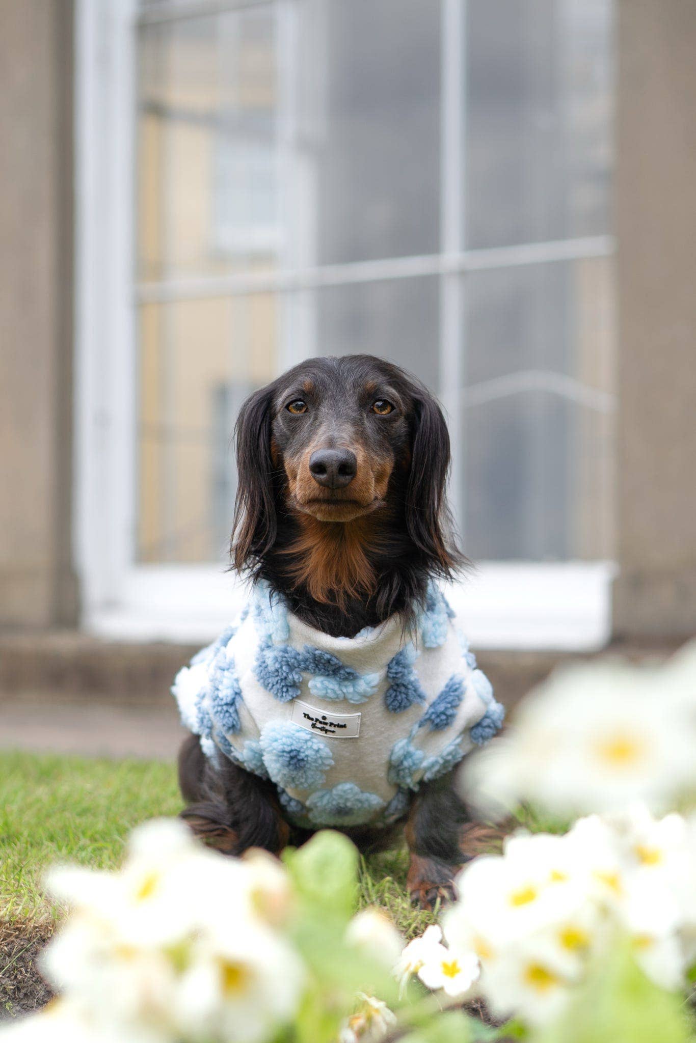 The Bluebell Blue Floral Fleece