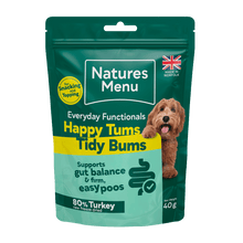 Nature's Menu Happy Tums, Tidy Bums Freeze Dried Treats 40g