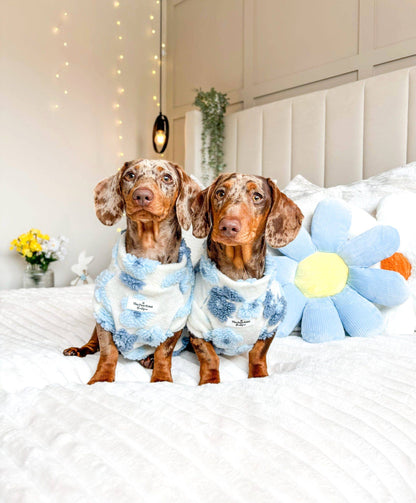 The Bluebell Blue Floral Fleece