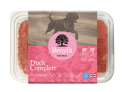 Benyfit Natural Duck Complete Adult Working Raw Dog Food