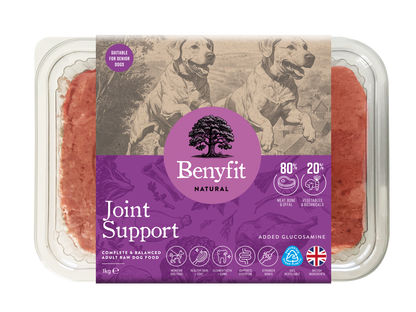 Benyfit Natural Joint Support Turkey Complete Raw Working Dog Food