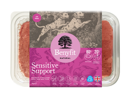 Benyfit Natural Sensitive Complete Adult Raw Working Dog Food