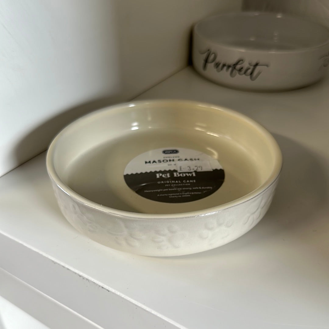 Mason Cash Cat Dish Cream