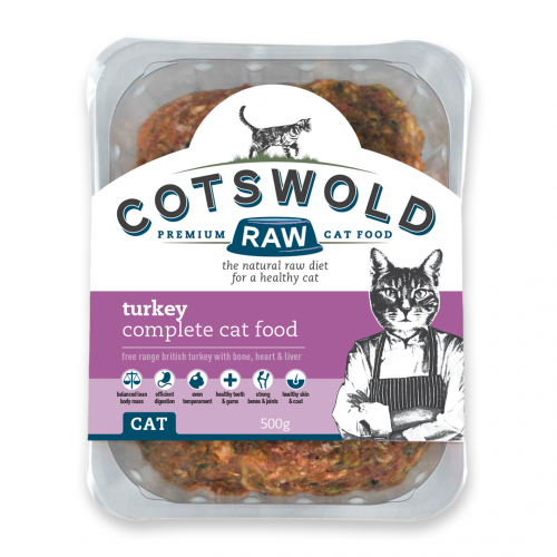 Cotswold Complete Cat Food - Turkey 500g