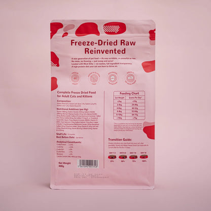 Waita Freeze Dried Complete Food for Cats-Rabbit 400g