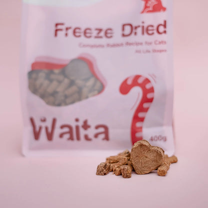 Waita Freeze Dried Complete Food for Cats-Rabbit 400g