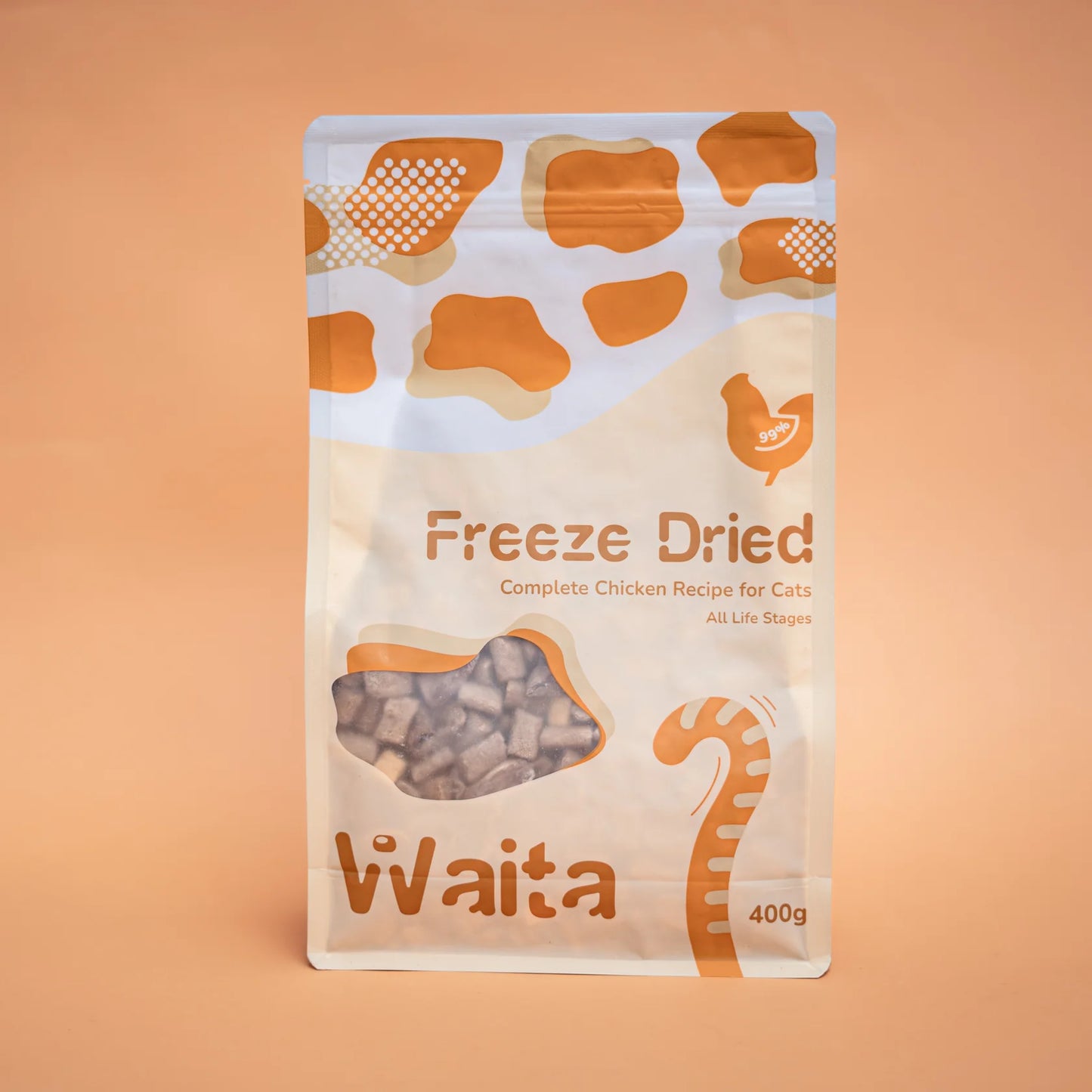 Waita Freeze Dried Complete Food for Cats-Chicken 400g