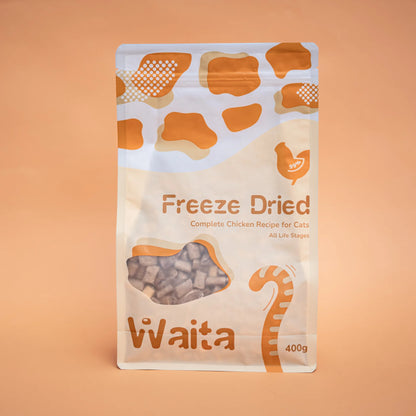 Waita Freeze Dried Complete Food for Cats-Chicken 400g