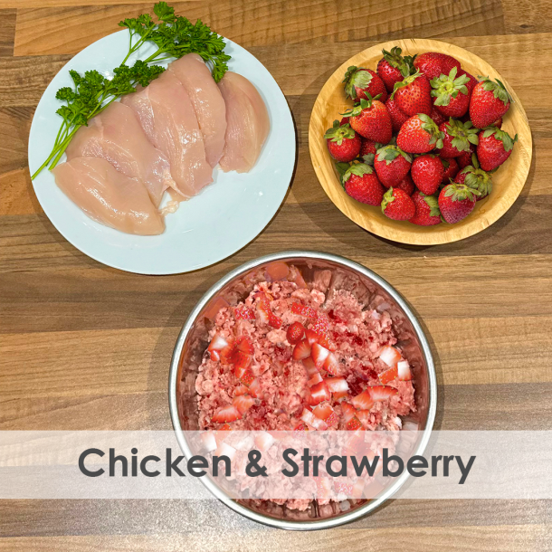 FBN Chicken & Strawberry Raw 1kg