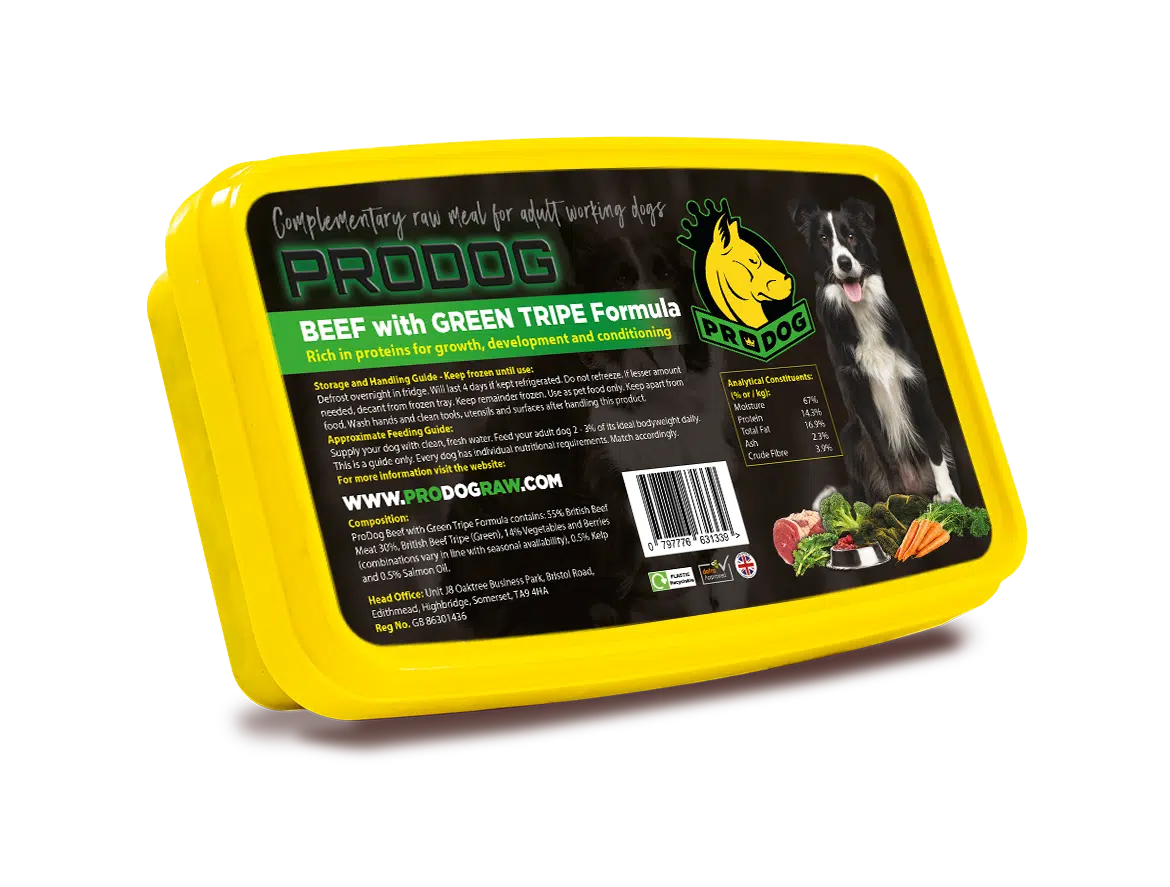 ProDog Beef & Tripe Complete Raw Dog Food Meal