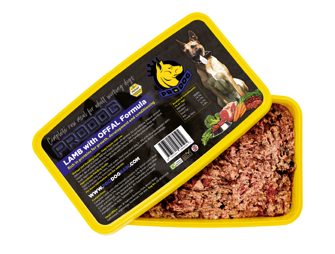 ProDog Lamb with Offal Complete Raw Dog Food Meal