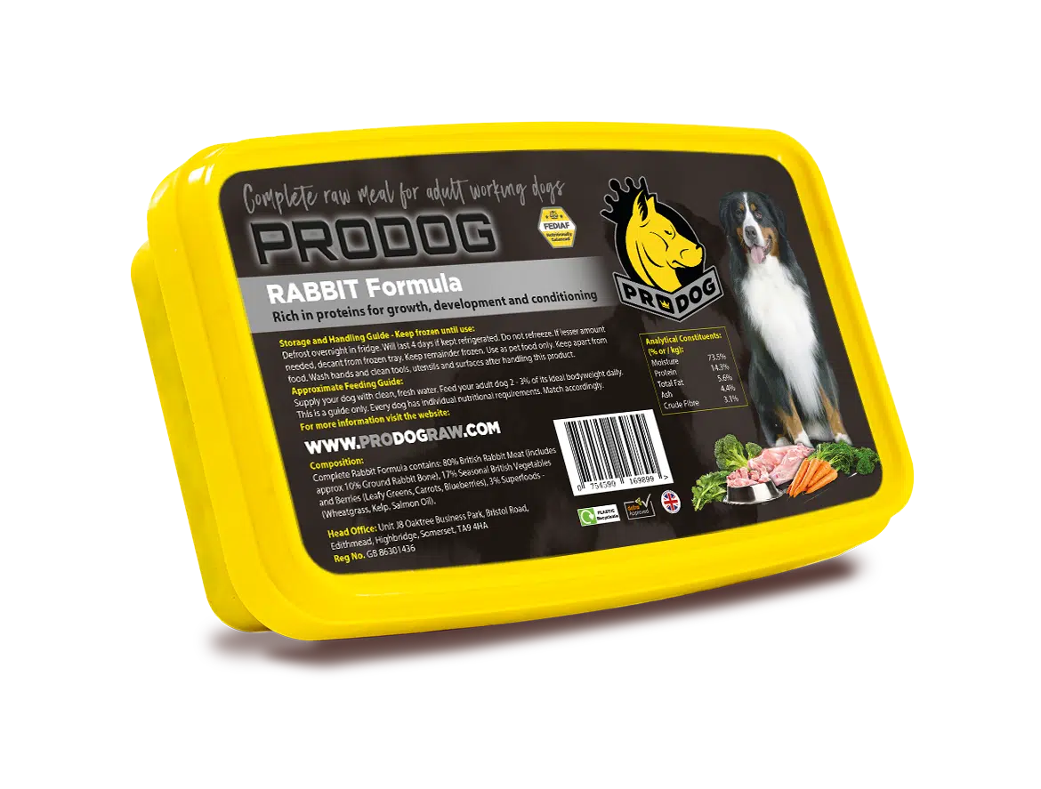 ProDog Rabbit Complete Raw Dog Food Meal