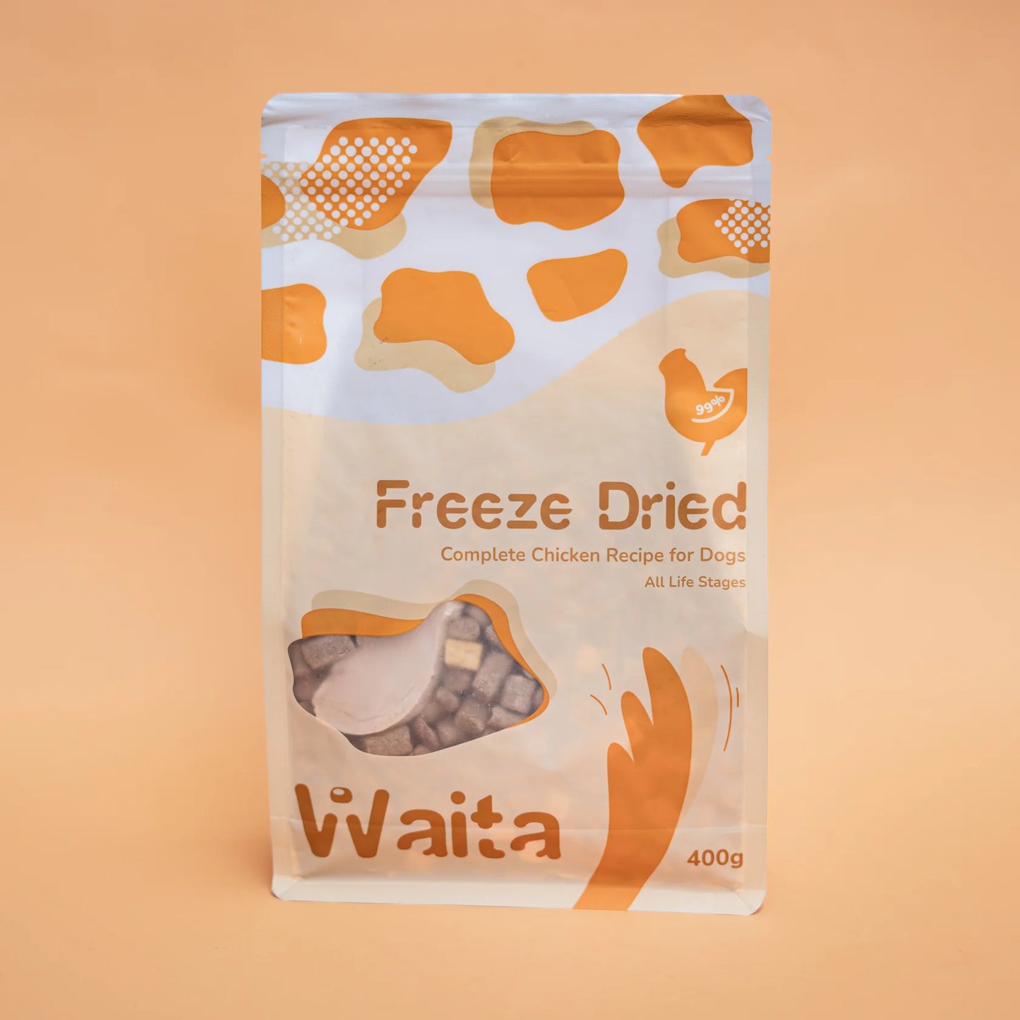 Waita Freeze Dried Complete Food for Dogs-Chicken 400g/1.2kg