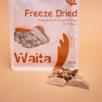 Waita Freeze Dried Complete Food for Dogs-Duck 400g/1.2kg