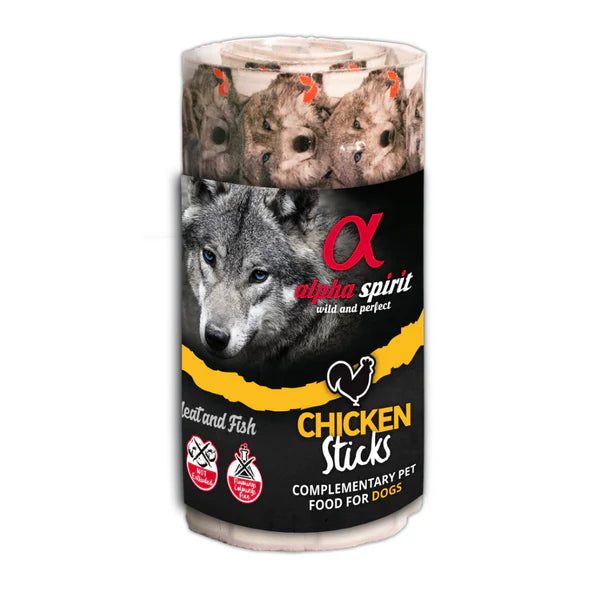 Alpha Spirit Chicken Dog Treat Bar String sticks