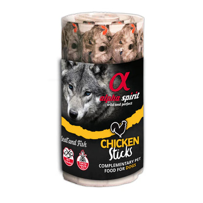 Alpha Spirit Chicken Dog Treat Bar String sticks