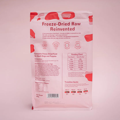 Waita Freeze Dried Complete Food for Dogs-Rabbit 400g/1.2kg