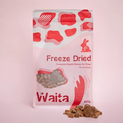 Waita Freeze Dried Complete Food for Dogs-Rabbit 400g/1.2kg