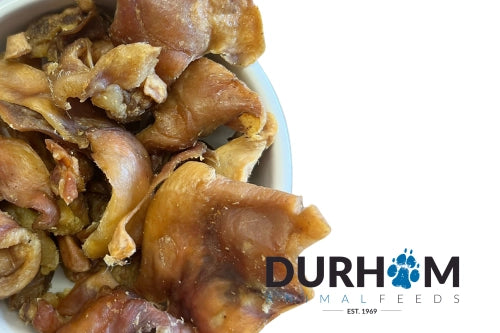 Dried Pig Ear Strips 100g