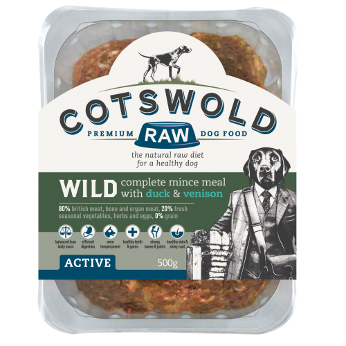Cotswold Raw Wild Range Mince (with Duck & Venison)-80/20