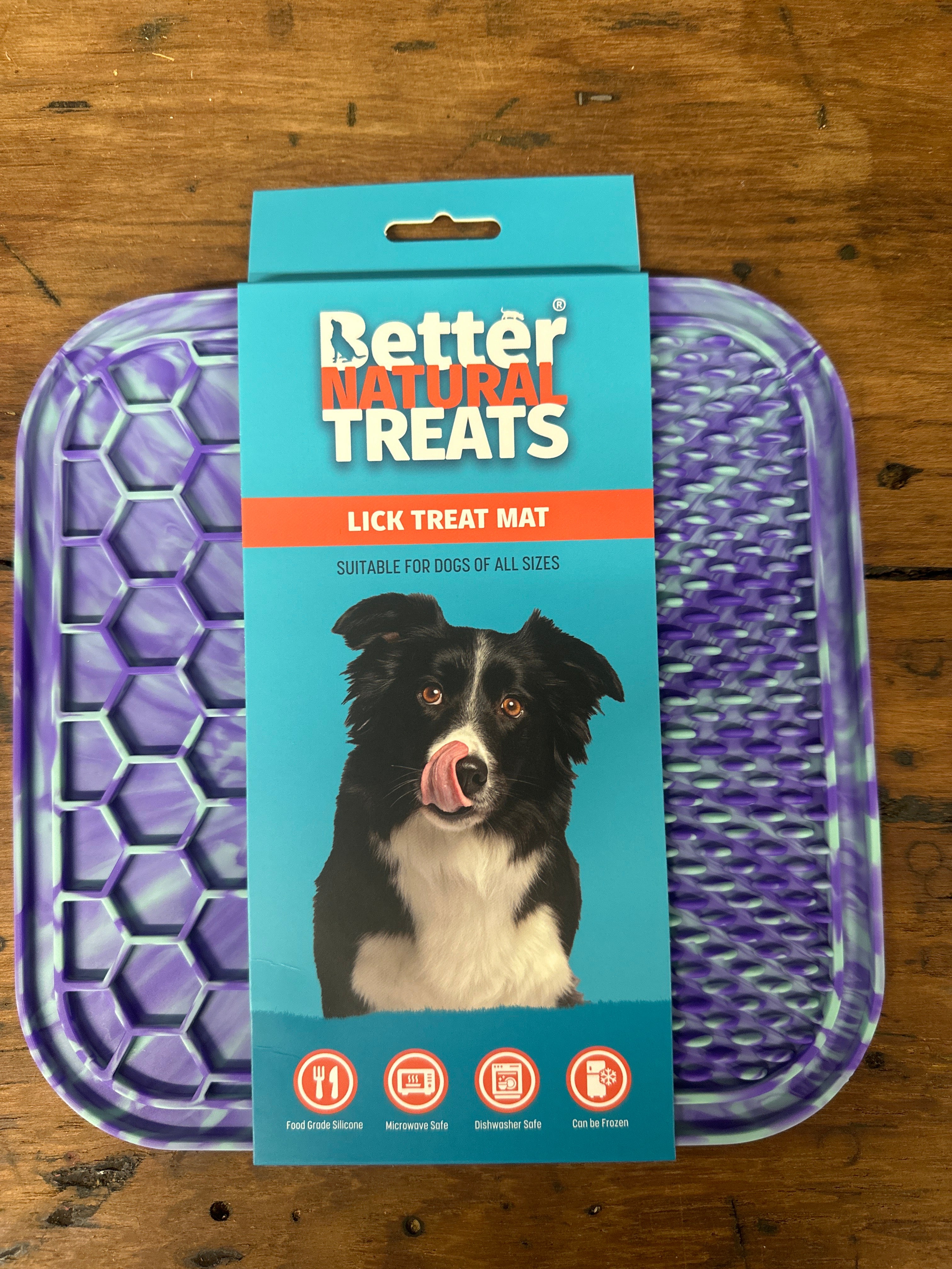 Better Natural Treats Lick Mat with suction cups