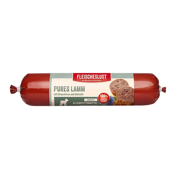 Fleischeslust Pure Lamb with unpeeled brown millet and safflower oil (MeatLove)