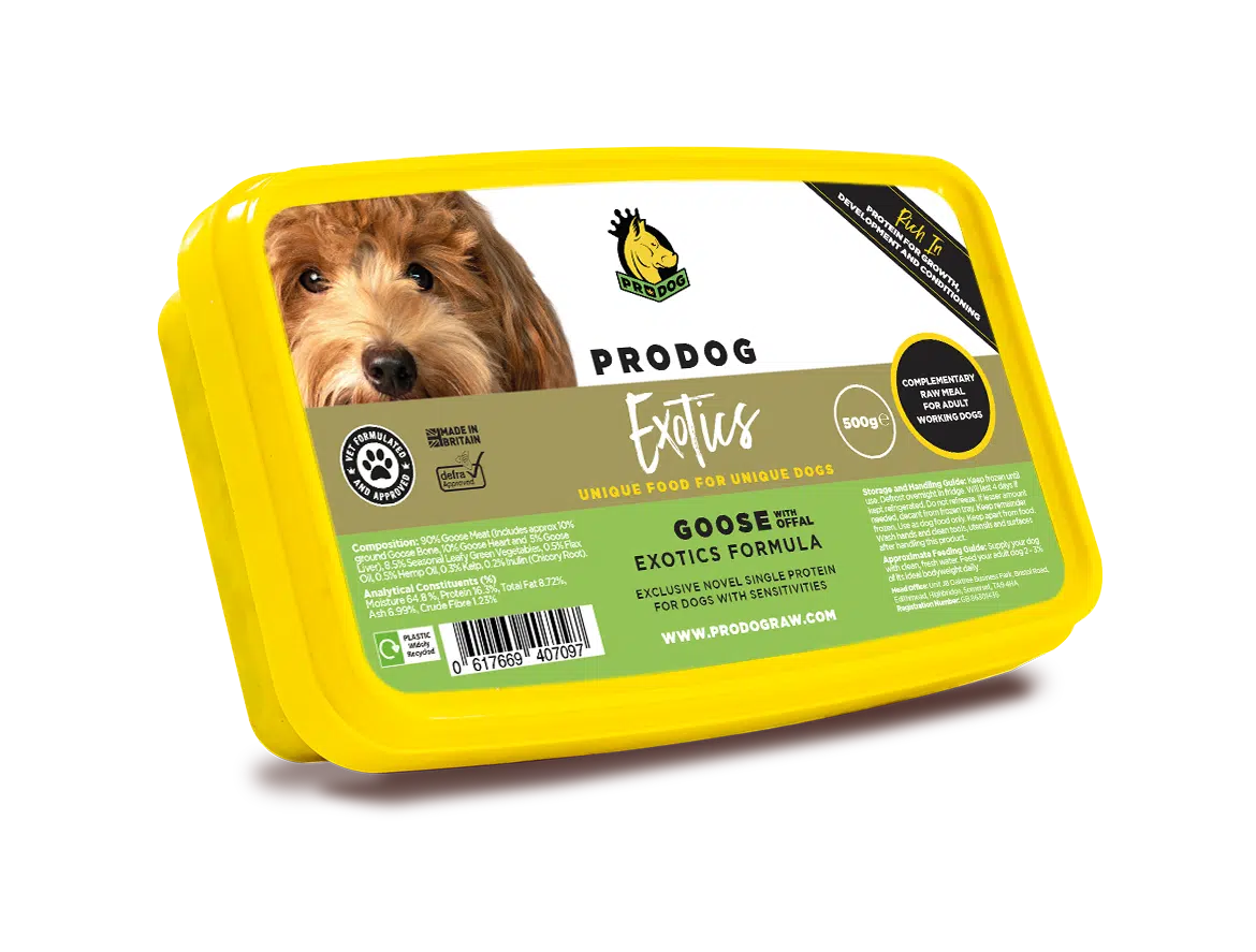 ProDog Exotics Goose with Offal Raw Dog Food Meal