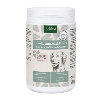 AniForte Green Lipped Mussel Powder for Dogs and Cats Joint Support Supplement 100g
