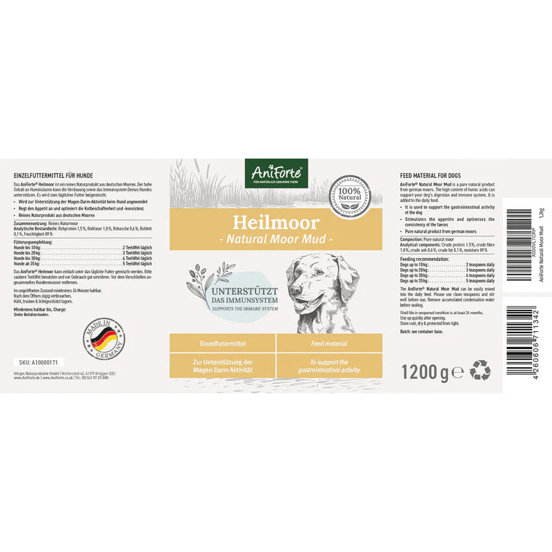 Aniforte Natural Moor Mud - Supports Digestion and Immune System