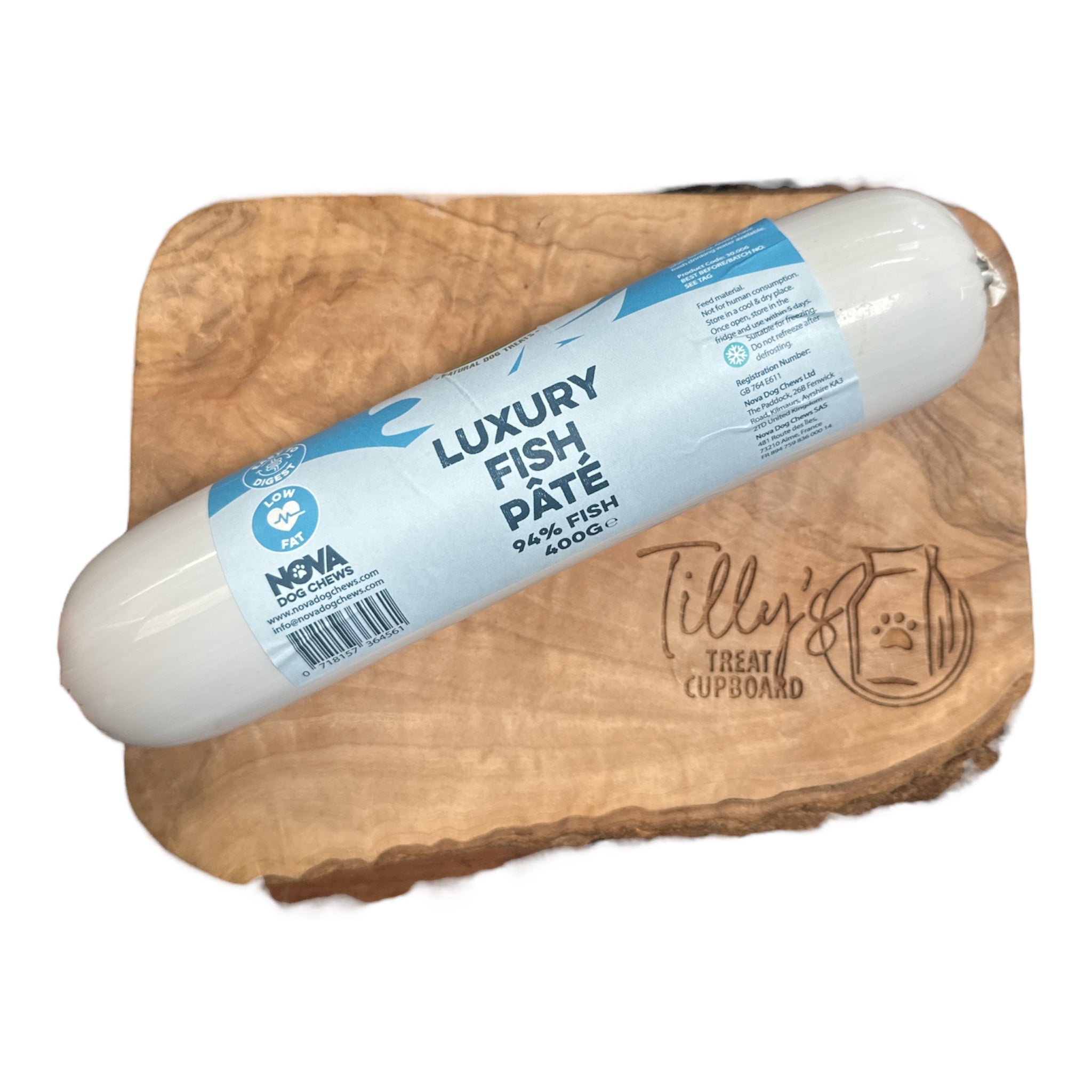 Paddock Farm Luxury Fish Pate 400g – Tilly's Treat Cupboard
