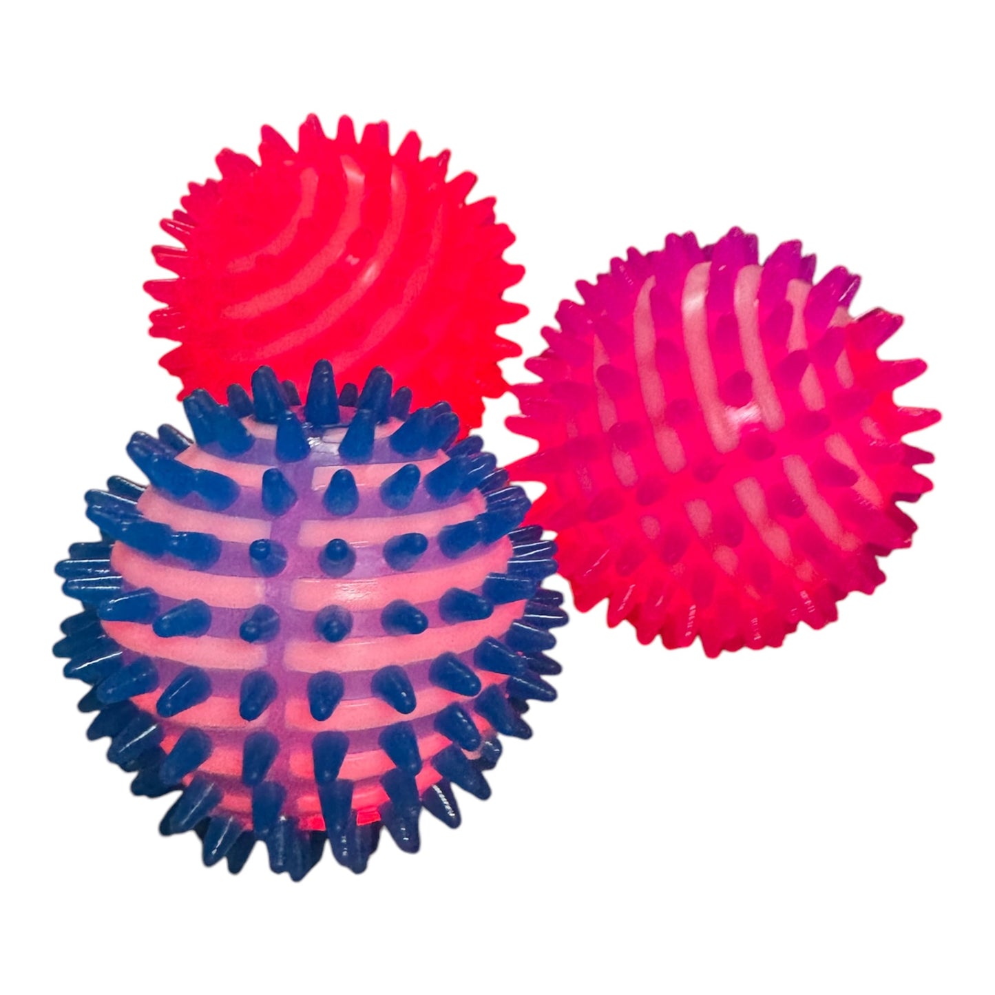 Hem & Boo Flashing Spikey Ball 9cm