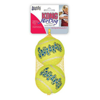 KONG SqueakAir Tennis Ball 2-Pack Large