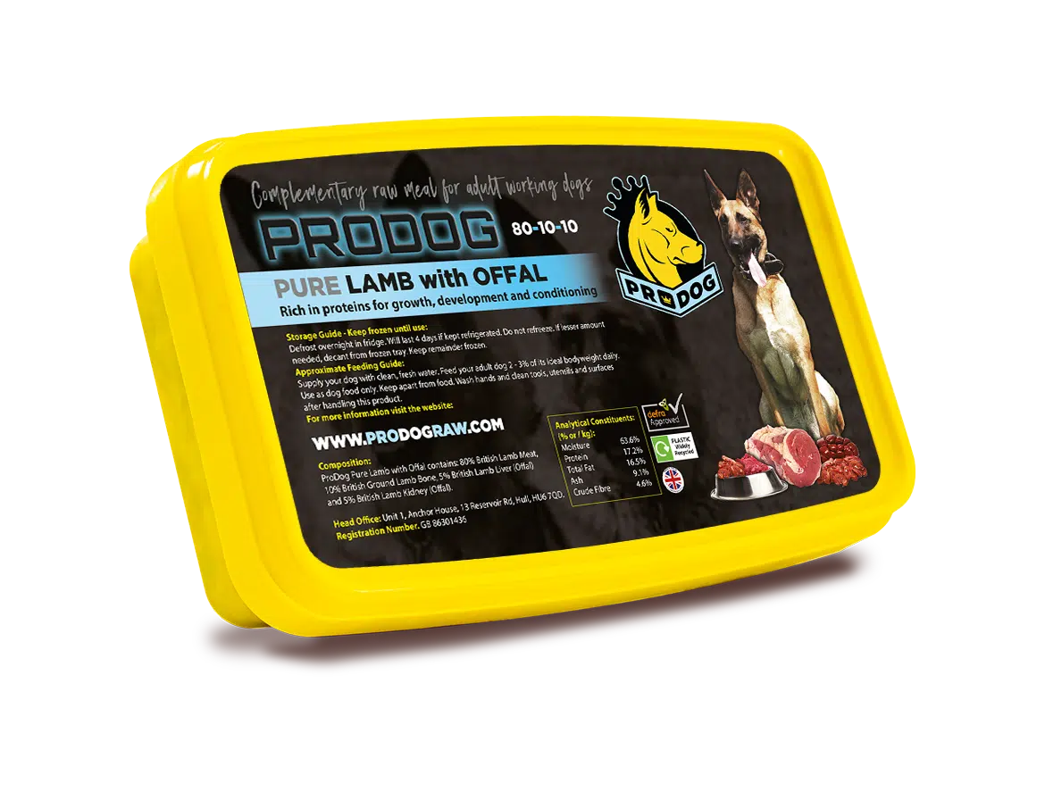 ProDog Lamb 80/10/10 Raw Dog Food Meal