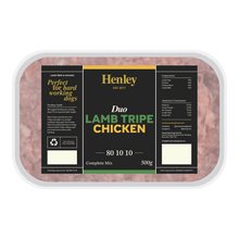 Henley Duo Lamb Tripe & Chicken 80/10/10 500g