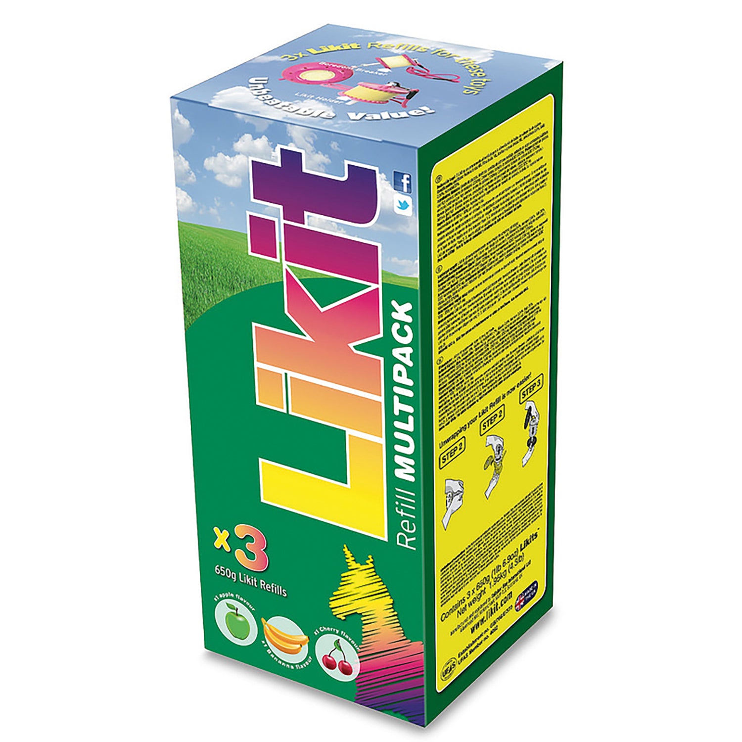 Likit Refills Multipack 3x650g